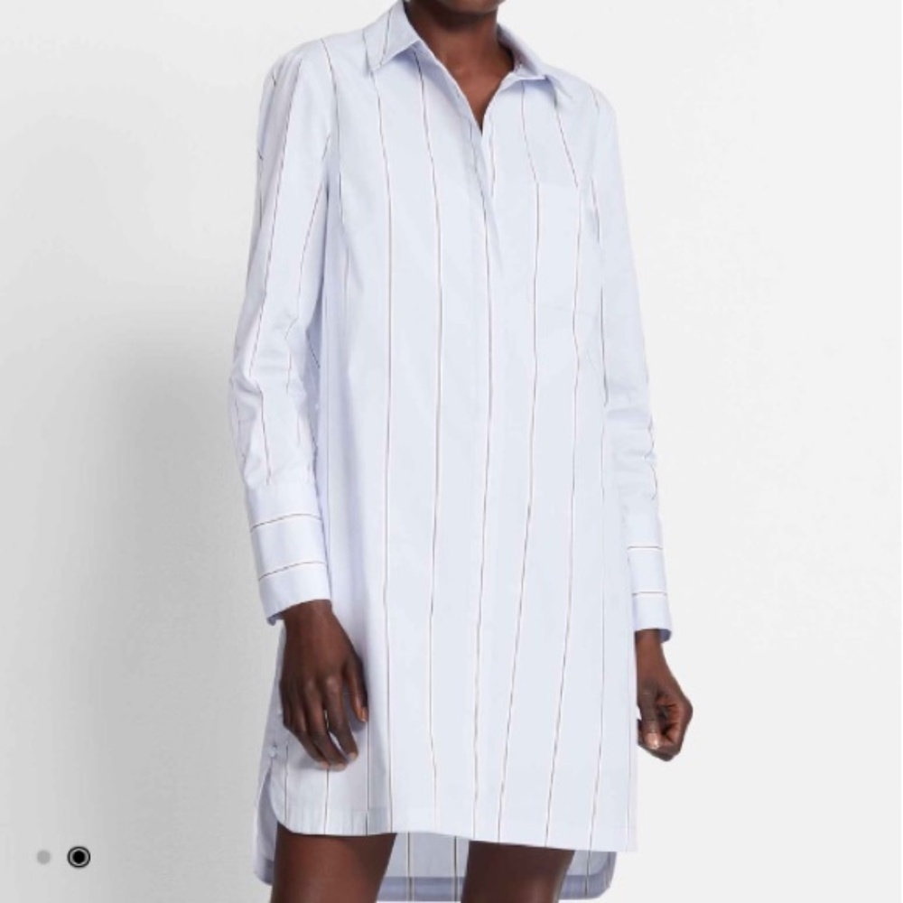 CLUB MONACO Strawberta Button Shirt Dress Tunic NEW